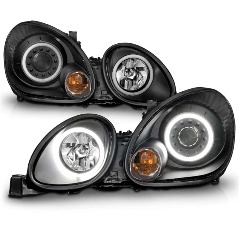 ANZO — ANZO 1998-2005 Lexus Gs300 Projector Headlights w/ Halo Black
Head Light Set
HdLtSet - view 3