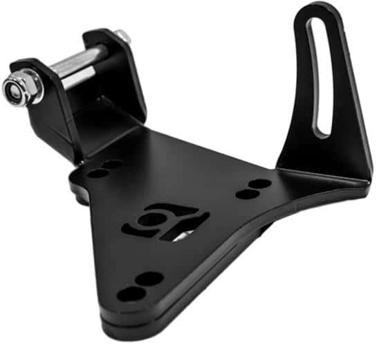 Innovative Mounts — Innovative N/A H-Series Black Steel H22 Alternator Relocation Bracket - view 1