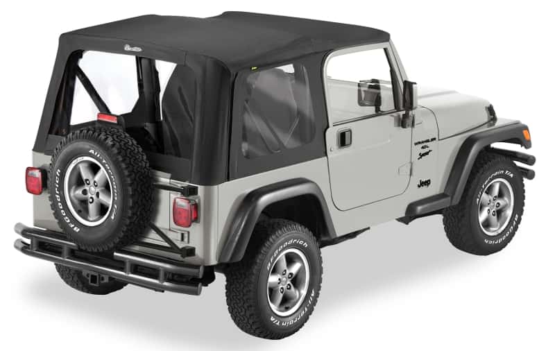 Bestop — Bestop 97-02 Jeep Wrangler TJ Replace A-Top (Black Denim Clear Windows No Door Skins Included)
Replace-A-Top for OE - view 1