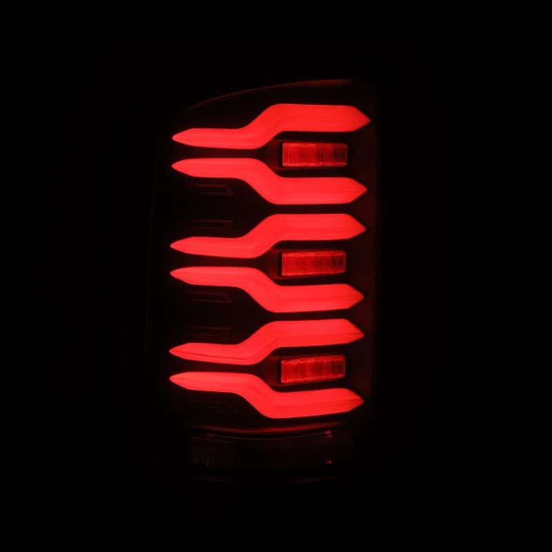 AlphaRex — AlphaRex 14-18 GMC Sierra 1500/2500HD/3500HD LUXX-Series LED Tail Lights Blk w/Actv Light & Seq. Sig
Taillight Assembly - view 5