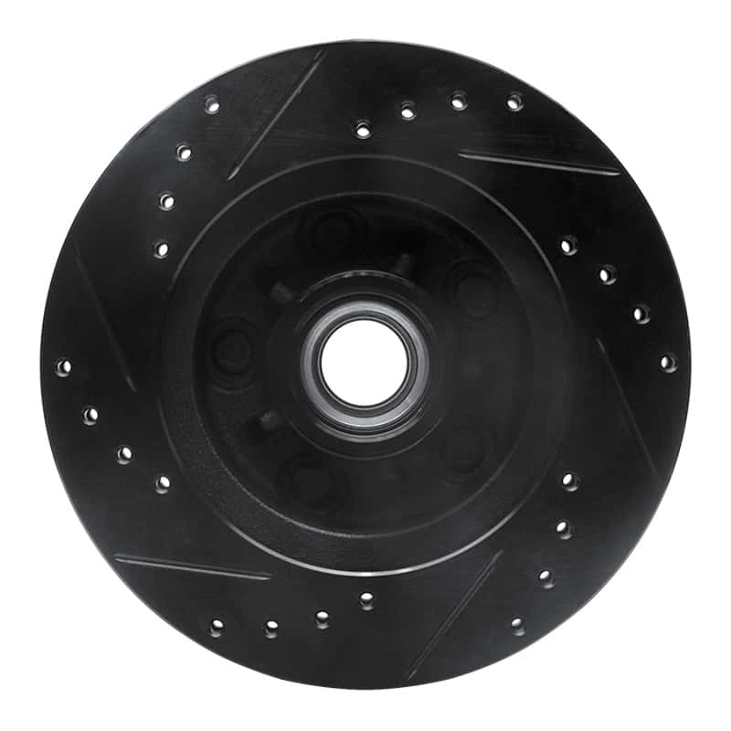 R1 Concepts — R1 78-90 Buick LeSabre Front Right Drilled & Slotted Black Brake Rotor
R1 Brake Rotor Drill - view 5