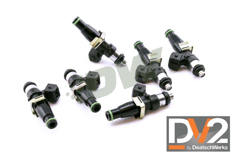 DeatschWerks — DeatschWerks 93-98 Toyota Supra TT (14mm O-Ring for Top Feed) Bosch EV14 1500cc Injectors (Set of 6) - view 1