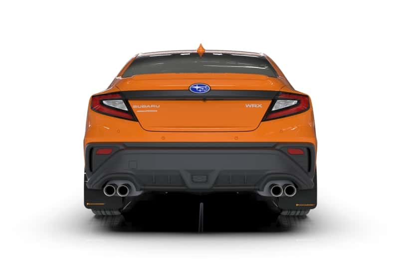 Rally Armor — Rally Armor 22-26 Subaru WRX Black UR Mud Flap w/Orange Logo
Mud Flap - view 3