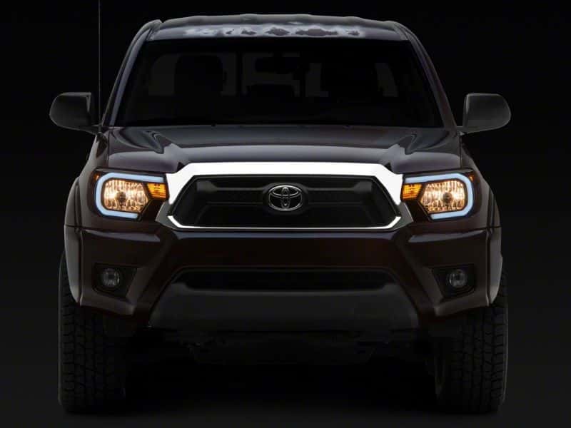 Raxiom — Raxiom 12-15 Toyota Tacoma Axial Series Headlights w/ LED Bar- Blk Housing (Clear Lens)
Headlights - view 8