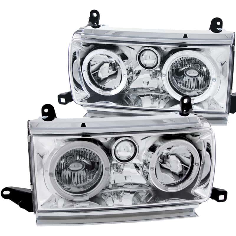 ANZO — ANZO 1991-1994 Toyota Land Cruiser Crystal Headlights w/ Halo Chrome
Head Light Set
HdLtSet - view 1