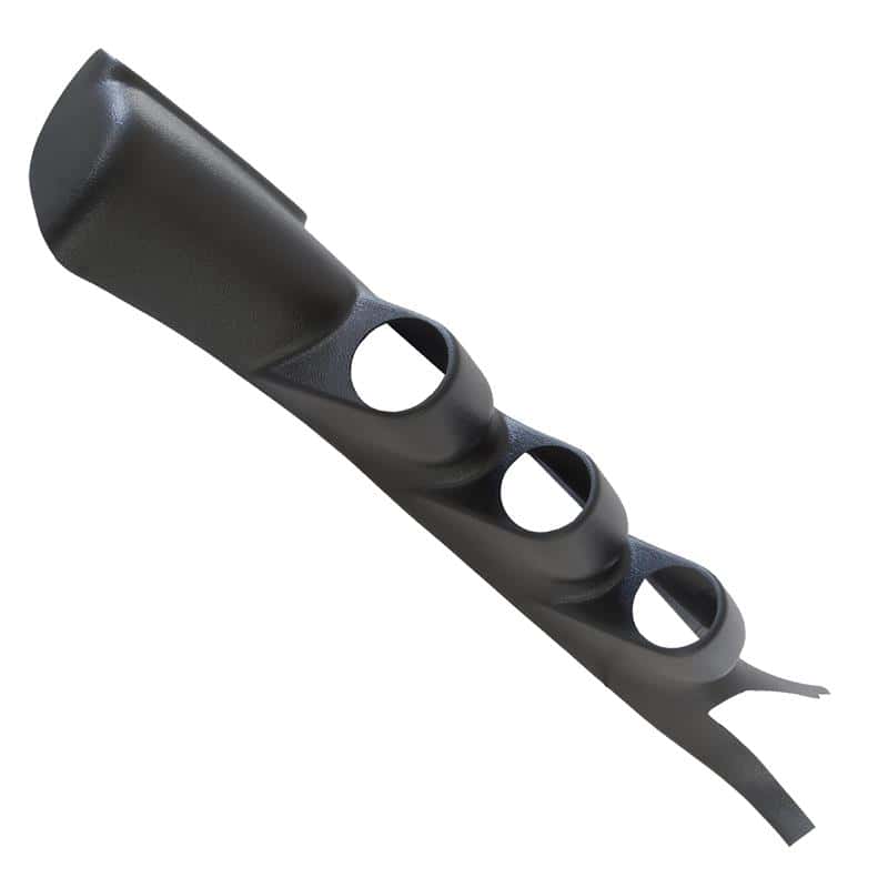 AutoMeter — Autometer 05-07 Ford Mustang Convertible 52mm Black Triple Pillar Pod
2-1/16" TRIPLE PILLA - view 2
