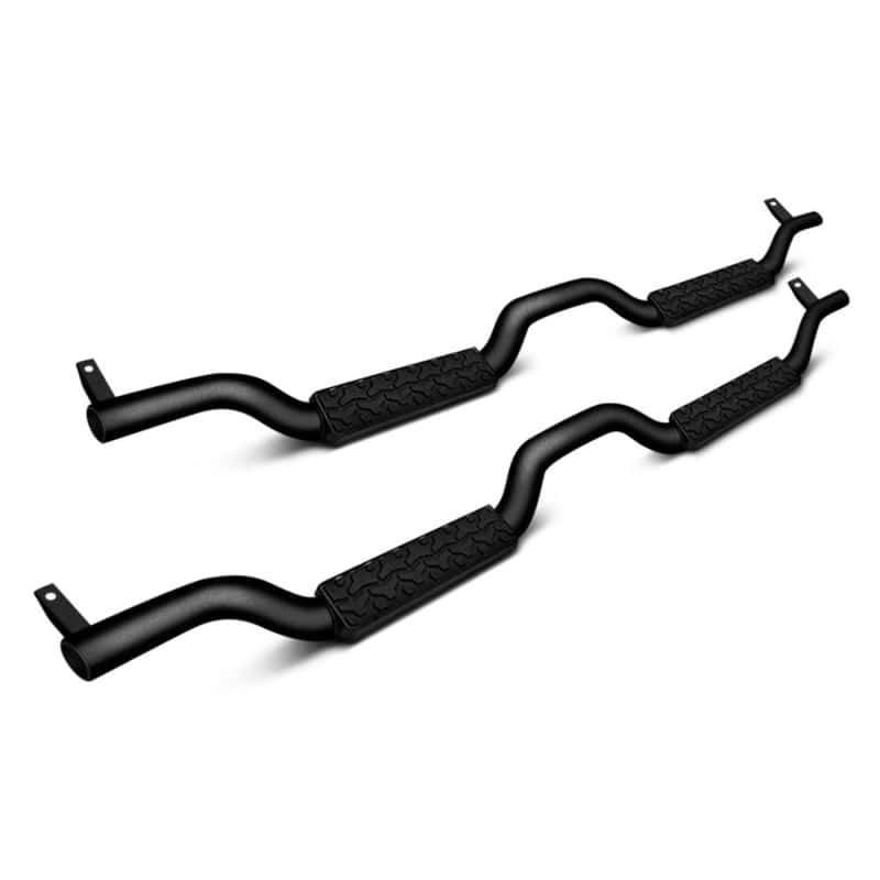 Rampage — Rampage 2007-2018 Jeep Wrangler(JK) Unlimited Side Bar Drop Step Slimline - Black
Slmln 2in. Rnd Sd Br
Nerf/Step Bar - view 1