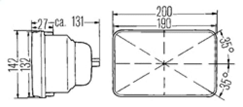 Hella — Hella Headlamp Insert Esh Fapo 1Ae - view 5