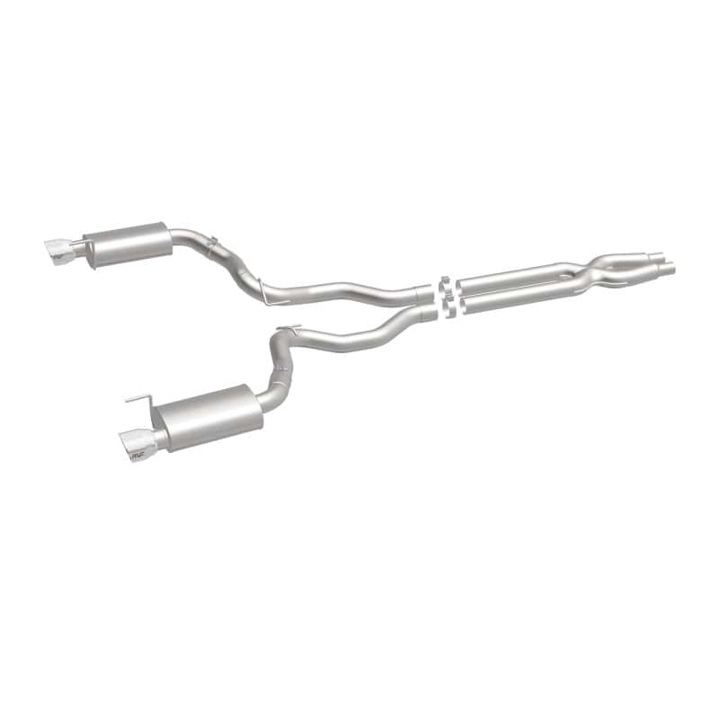 Magnaflow — MagnaFlow Cat Back, SS, 3in, Street, Dual Split Polished 4.5in Tips 2015 Ford Mustang GT V8 5.0L
Cat-Back - view 6
