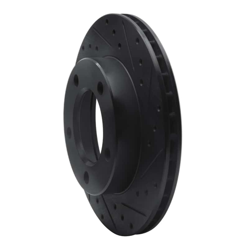 R1 Concepts — R1 76-86 Jeep CJ5 Front Right Drilled & Slotted Black Brake Rotor
R1 Brake Rotor Drill - view 2