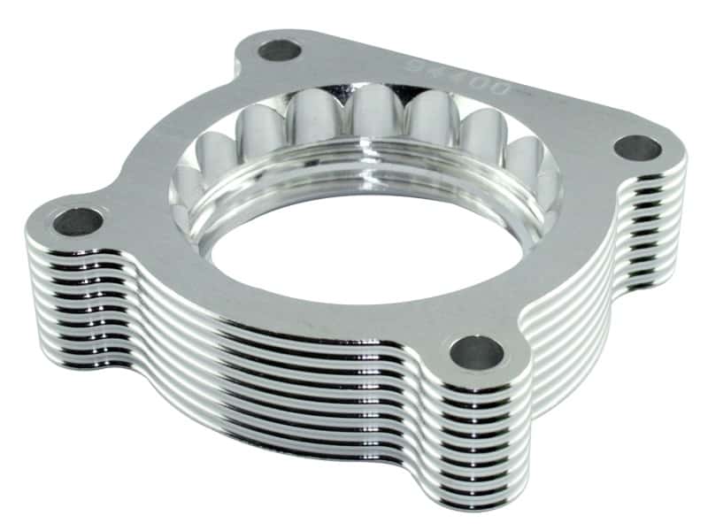 aFe — aFe Silver Bullet Throttle Body Spacers TBS Nissan Frontier/Pathfinder/Xterra 05-09 V6-4.0L
Throttle Body Spacer
TBdySpacer - view 1