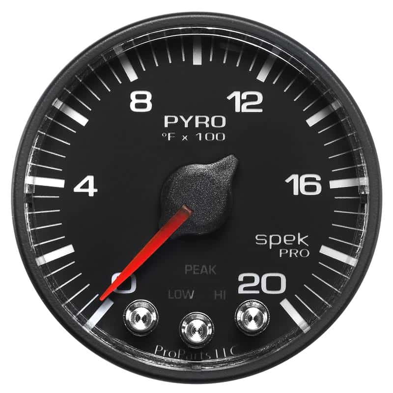 AutoMeter — Autometer Spek-Pro 52.4mm 0-2000F Digital Stepper Motor Pyrometer Gauge
GA 2" EGT BFB SPEK - view 2