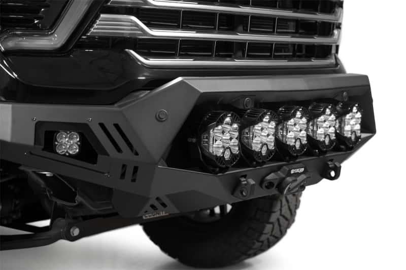 Addictive Desert Designs — Addictive Desert Designs 2024+ Chevy Silverado 2500/3500 Bomber HD Front Bumper
Bumper- Front - view 5