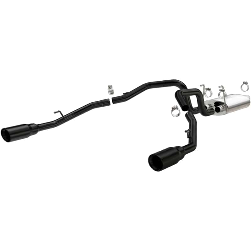 Magnaflow — Magnaflow 09-15 Dodge Ram 1500 V8 Dual Spilt Rear Exit Black Stainless C/B Perf Exhaust
Cat-Back - view 32