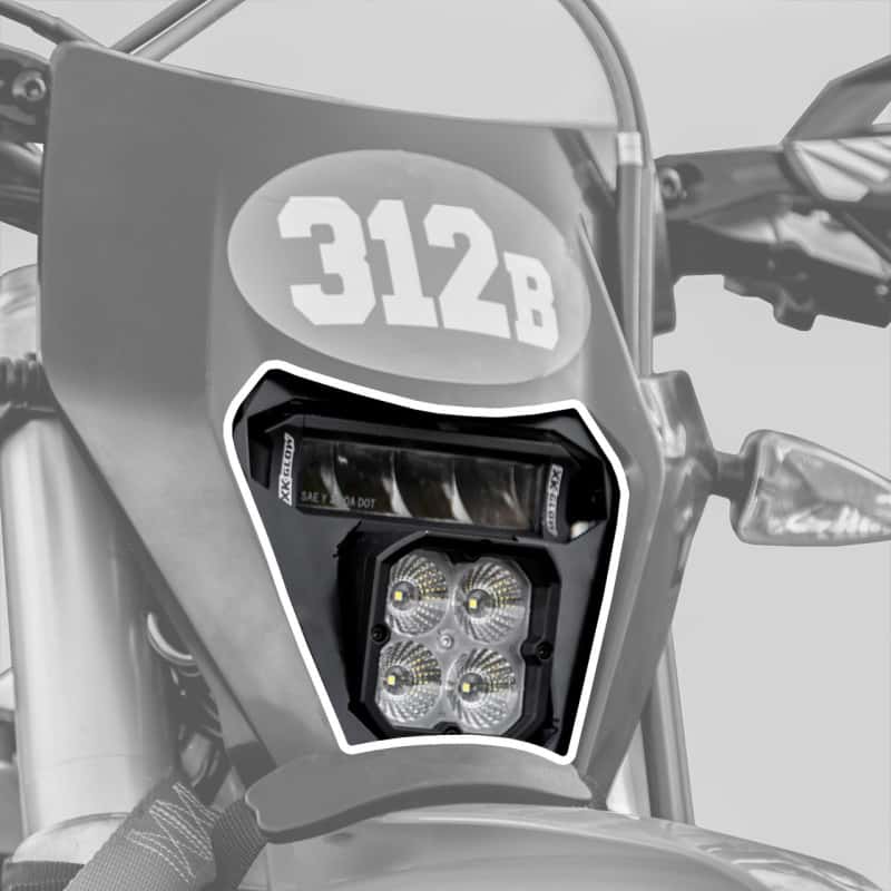 XKGLOW — XK Glow KTM Dual Sport Headlight Kit - view 3