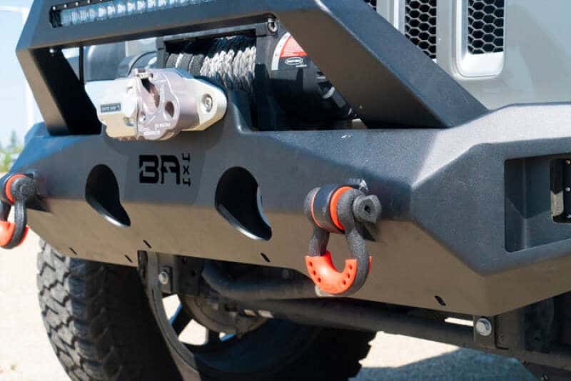 Body Armor 4x4 — Body Armor 4x4 07-22 Jeep Wrangler JK/JL & Gladiator JT Orion Mid-Width Front Bumper
Orion Front Bumper - view 4
