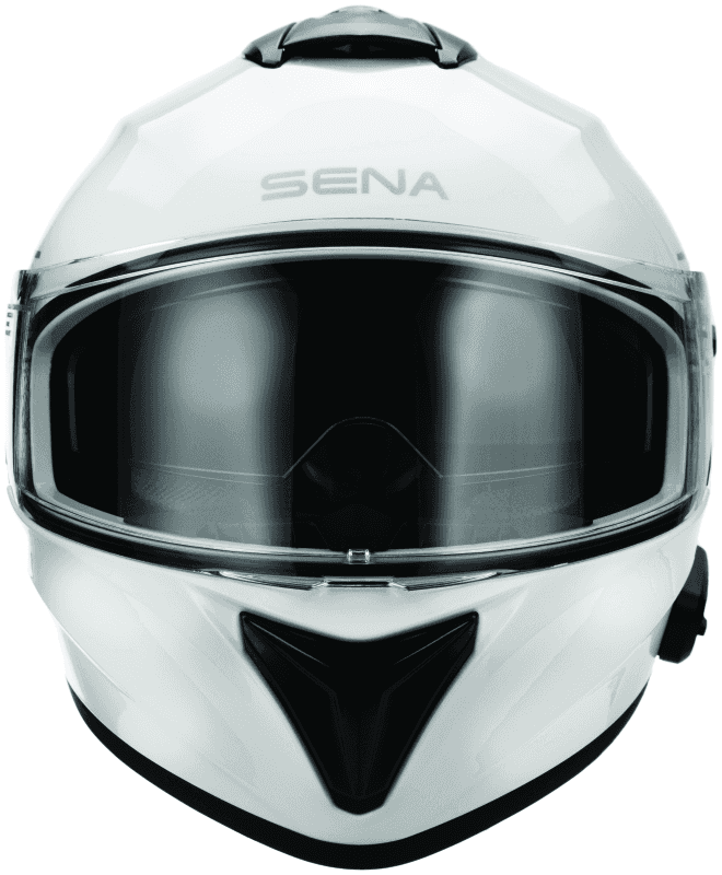 Sena Technologies — Sena Technologies Outforce Full Face Bluetooth Helmet Glossy White - Small - view 4
