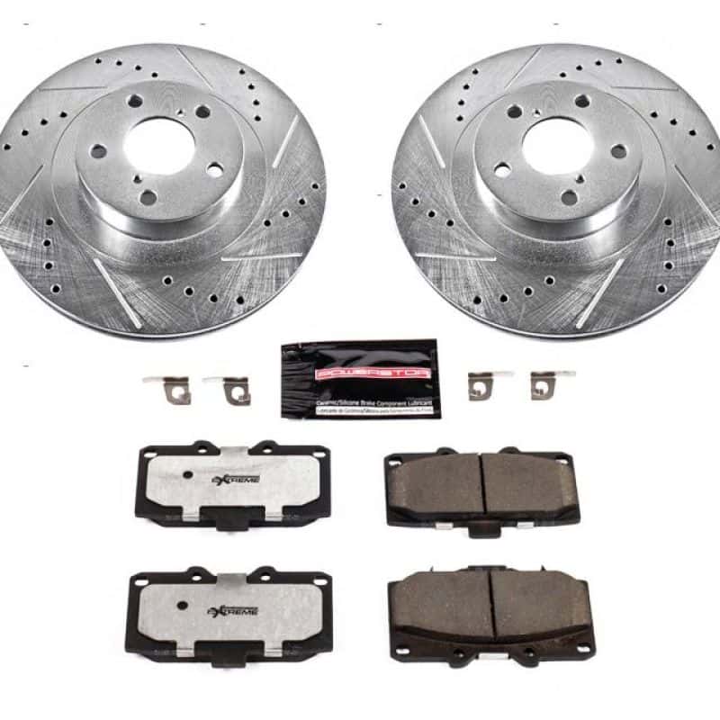 PowerStop — Power Stop 06-07 Subaru Impreza Front Z26 Street Warrior Brake Kit - view 1