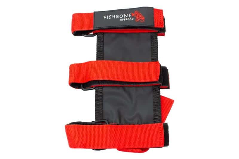 Fishbone Offroad — Fishbone Offroad Padded Roll Bar Red Fire Extinguisher Holder - view 2