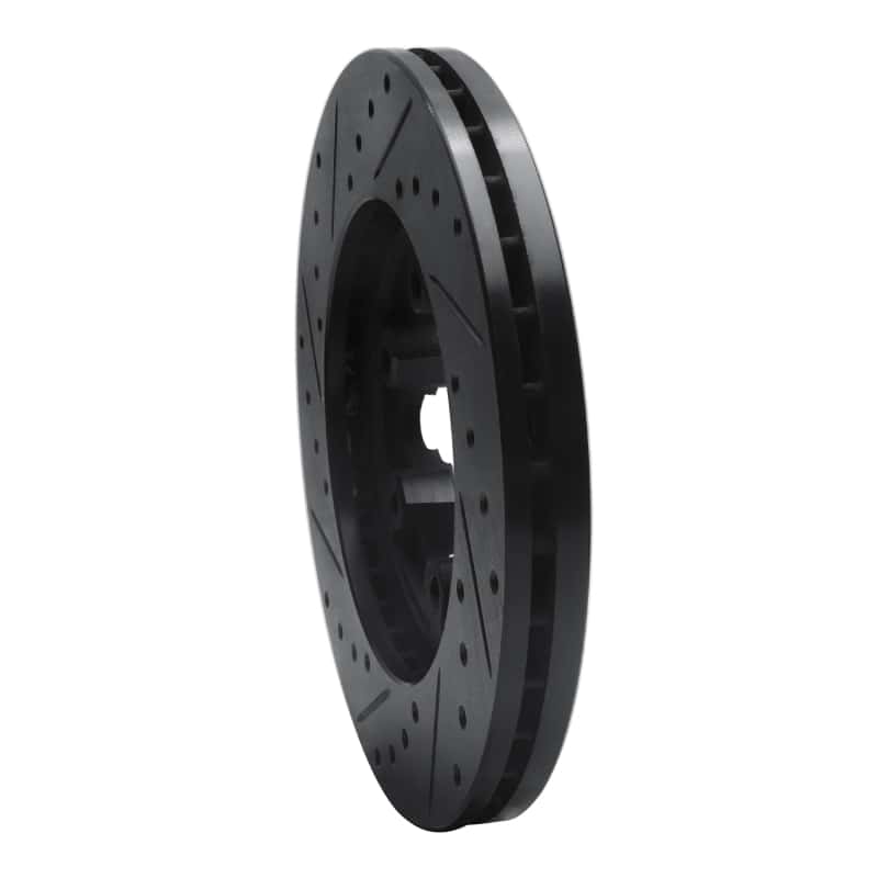 R1 Concepts — R1 04-08 Chevrolet Colorado Front Right Drilled & Slotted Black Brake Rotor
R1 Brake Rotor Drill - view 4