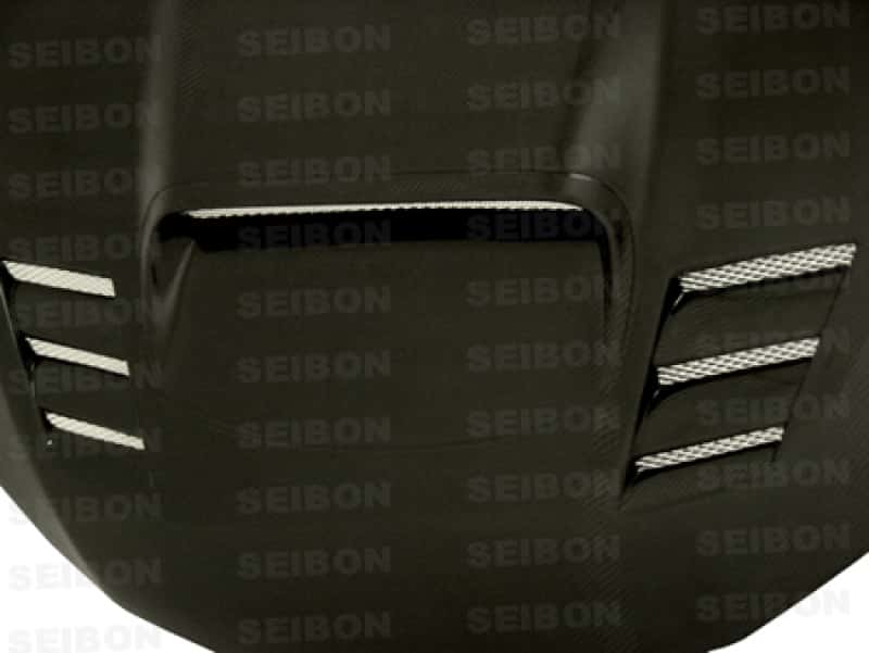Seibon — Seibon 08-09 Subaru WRX/STi CWII-style Carbon Fiber Hood - view 7