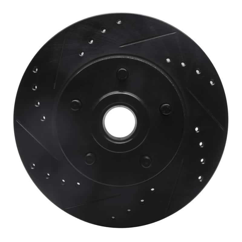 R1 Concepts — R1 73-89 Chrysler Imperial Front Left Drilled & Slotted Black Brake Rotor
R1 Brake Rotor Drill - view 1
