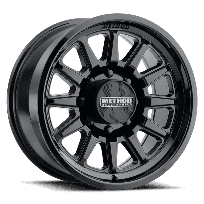 Method Wheels — Method MR323 20x9 +12mm Offset 8x6.5 BP 130.81mm Gloss Black Wheel - view 2