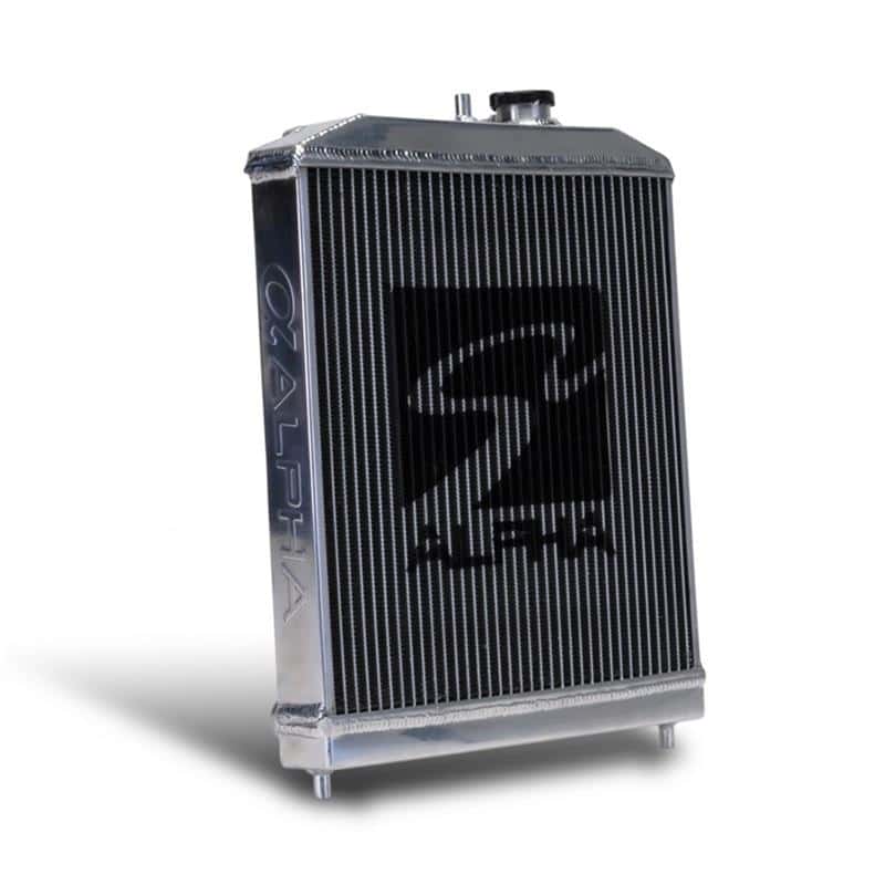 Skunk2 Racing — Skunk2 Alpha Series 88-91 Honda Civic/CRX Radiator (Half Size) (Dual Core)
Radiator - view 2
