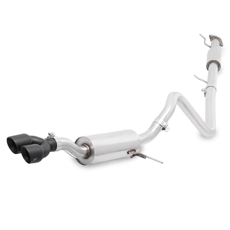 Mishimoto — Mishimoto 14-16 Ford Fiesta ST 1.6L 2.5in Stainless Steel Resonated Cat-Back Exhaust w/ Black Tips - view 2