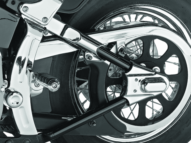 Kuryakyn — Kuryakyn Boomerang Frame Covers For 00-07 Softail Chrome - view 2