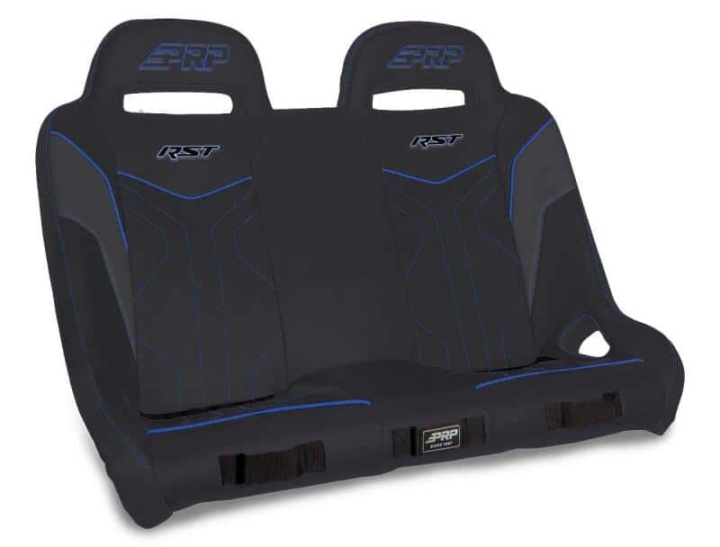 PRP Seats — PRP Polaris RZR XP4 1000/XP4 Turbo/XP4 Turbo S RST Rear Suspension Bench- Black/Blue
Bench - view 2