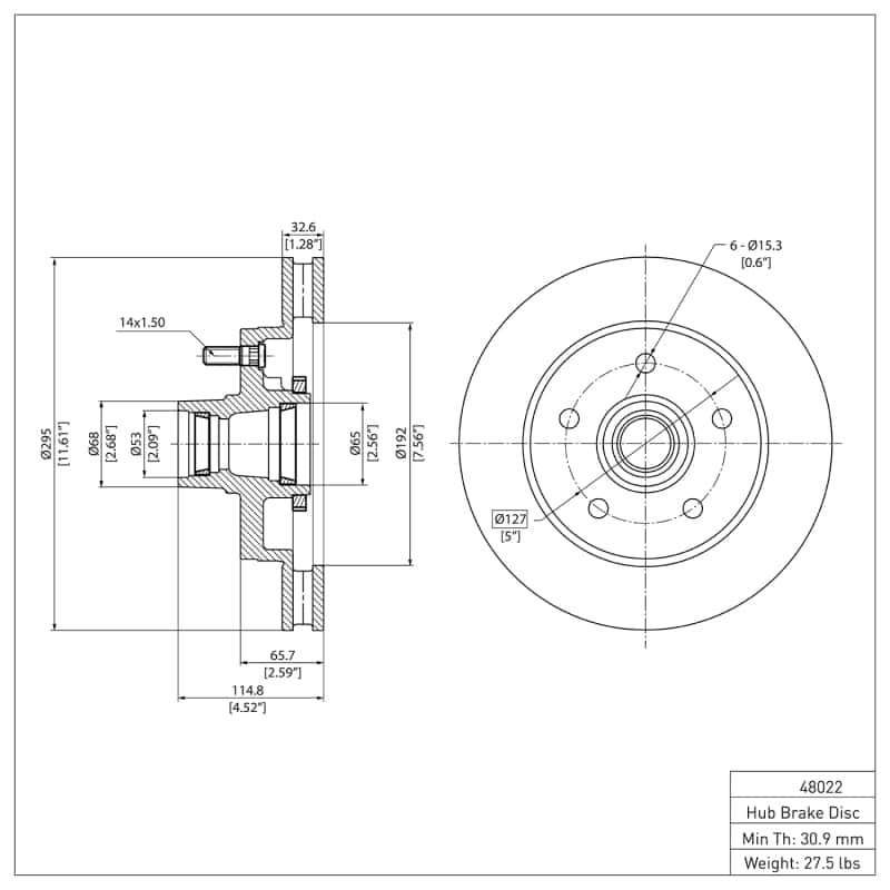 DFC — DFC 92-02 Chevrolet Express 1500 Front GeoSPEC Coated Rotor
DFC Brake Rotor - view 6