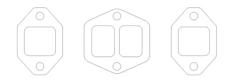 Cometic Gasket — Cometic Oldsmobile 371 Gen-1 Rocket V8 .059in CFM Exhaust Manifold Gasket Kit J-2 Golden Rocket
Exhaust Gasket Kit - view 1