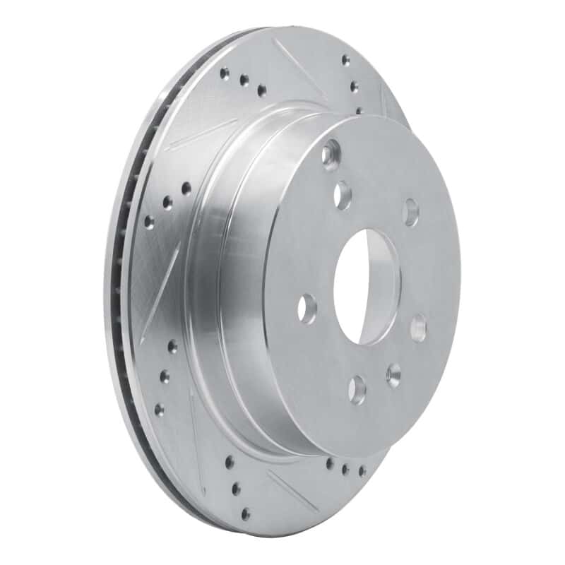 R1 Concepts — R1 10-17 Chevrolet Equinox Rear Right Drilled & Slotted Silver Brake Rotor
R1 Brake Rotor Drill - view 5