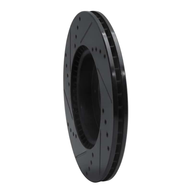 R1 Concepts — R1 17-22 Hyundai Ioniq Front Right Drilled & Slotted Black Brake Rotor
R1 Brake Rotor Drill - view 4