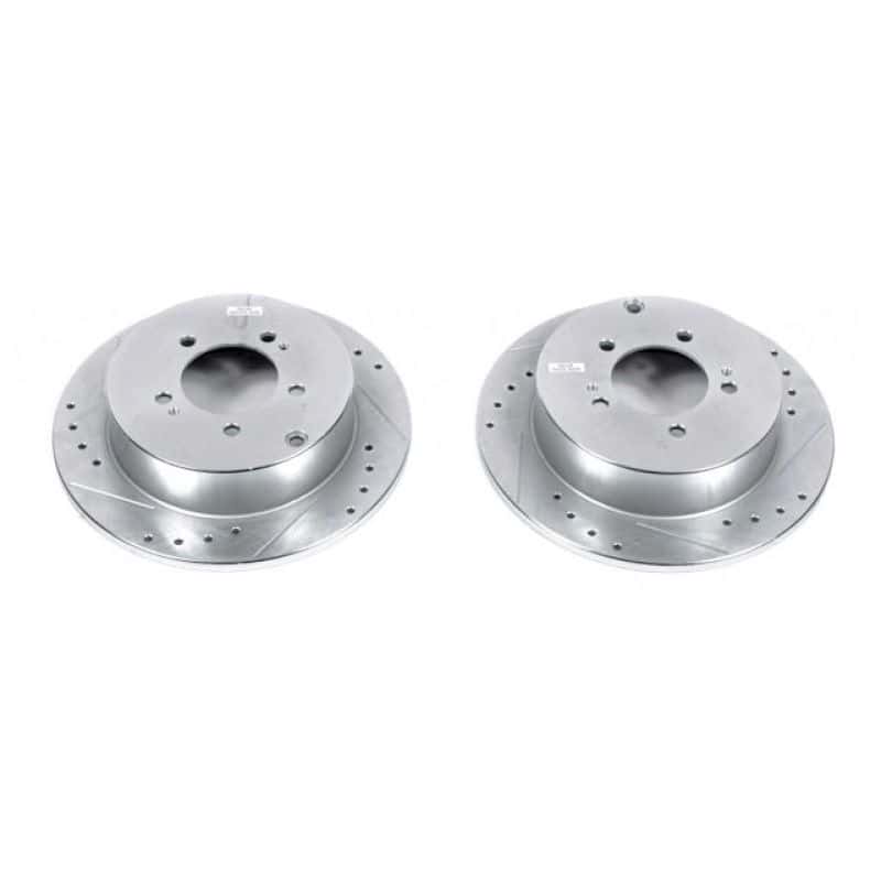 PowerStop — Power Stop 09-15 Mitsubishi Lancer Rear Evolution Drilled & Slotted Rotors - Pair
PowerStop XPR - view 1