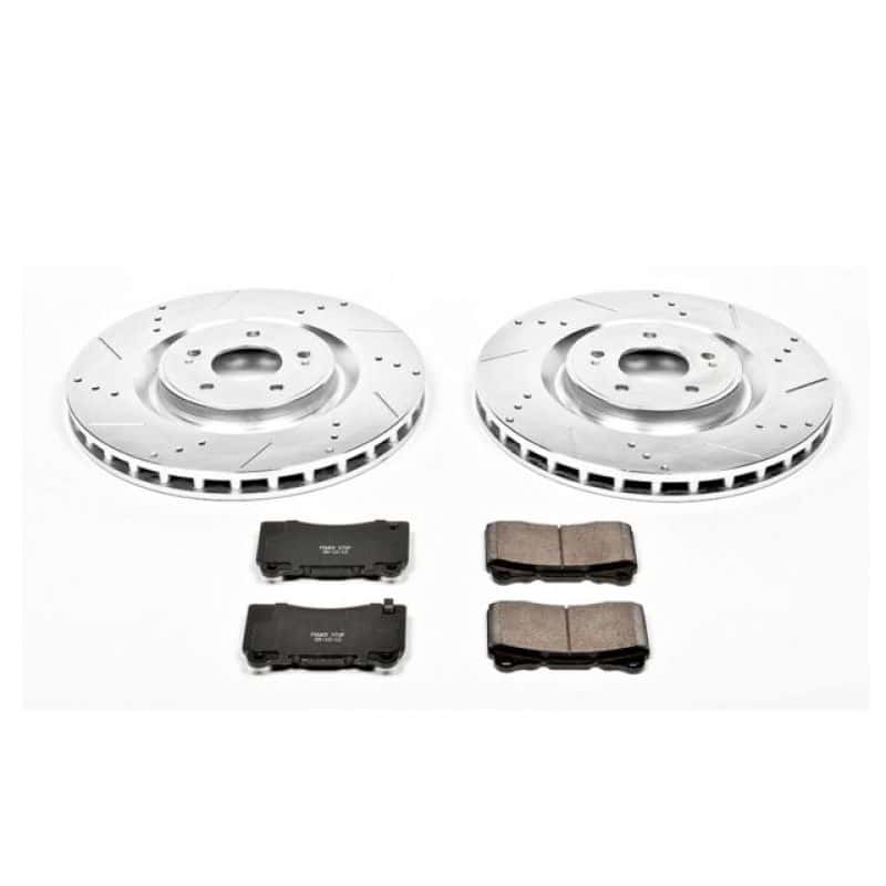 PowerStop — Power Stop 08-15 Mitsubishi Lancer Front Z23 Evolution Sport Brake Kit - view 1