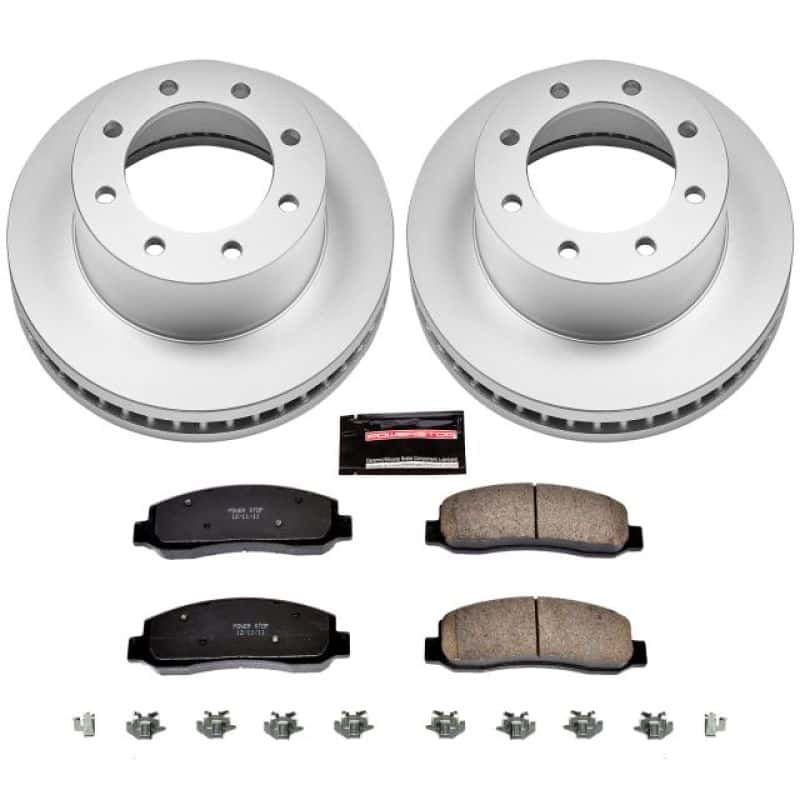 PowerStop — Power Stop 10-11 Ford F-350 Super Duty Front Z17 Coated Brake Kit - view 1