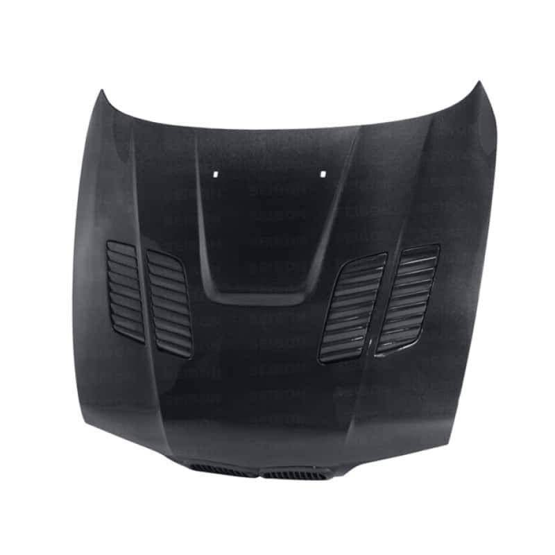 Seibon — Seibon 97-03 BMW 5 Series 4Dr (E39) GTR-Style Carbon Fiber Hood - view 8