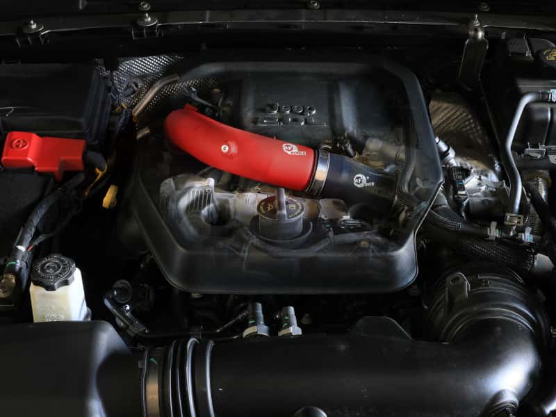 aFe — aFe 2024+ Jeep Wrangler JL L4-2.0L (t) BladeRunner 2-1/2in Aluminum Hot Charge Pipe - Red
Hot Charge Pipe - view 7