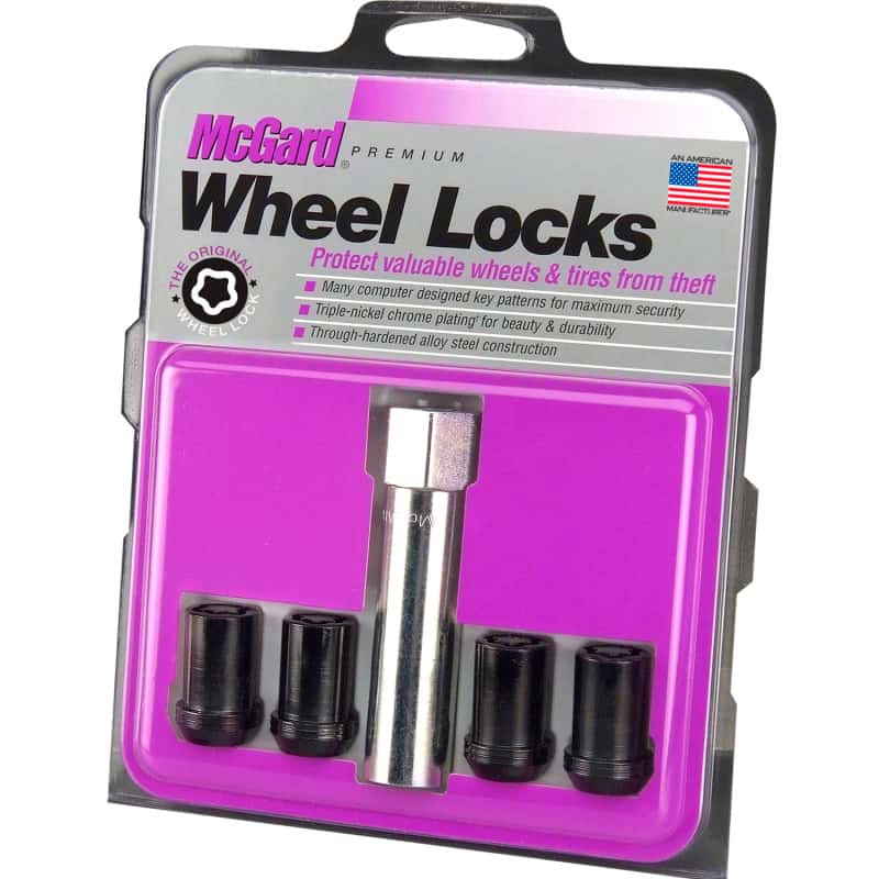 McGard — McGard Wheel Lock Nut Set - 4pk. (Tuner / Cone Seat) M12X1.25 / 13/16 Hex / 1.24in. Length - Black - view 3