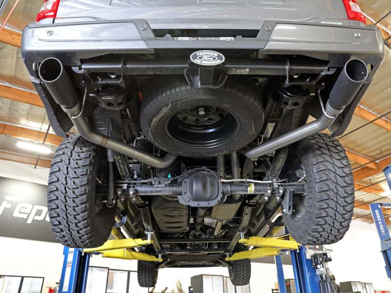 aFe — aFe Vulcan 3in 304 SS Cat-Back Exhaust 2021 Ford F-150 V6 2.7L/3.5L (tt)/V8 5.0L w/ Polished Tips
Cat-Back Exhaust - view 8