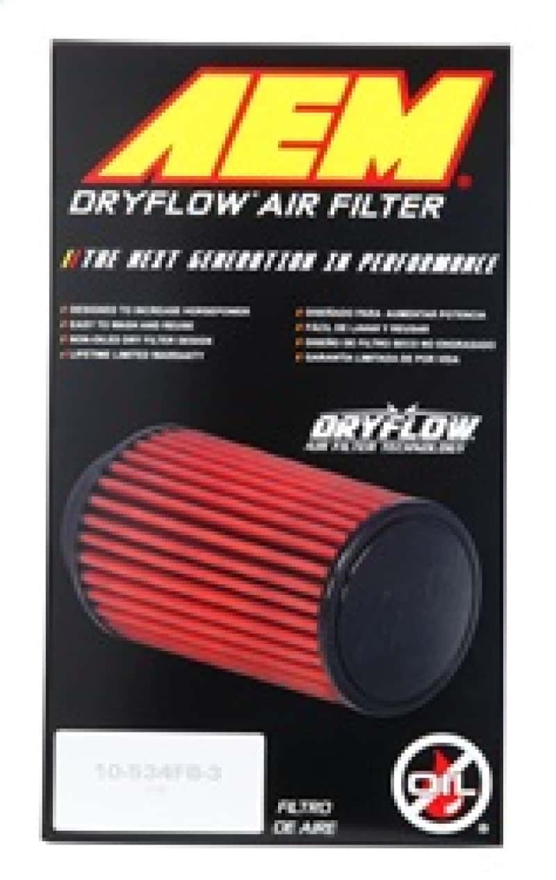 AEM Induction — AEM Dryflow Air Filter - Round Tapered 6in Base OD x 5in Top OD x 5.5in H x 2.5in Flange ID
Universal Race Dry F
Clamp-on Filter - view 13