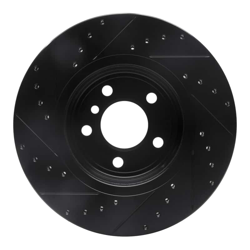 R1 Concepts — R1 04-10 BMW X3 Front Right Drilled & Slotted Black Brake Rotor
R1 Brake Rotor Drill - view 5