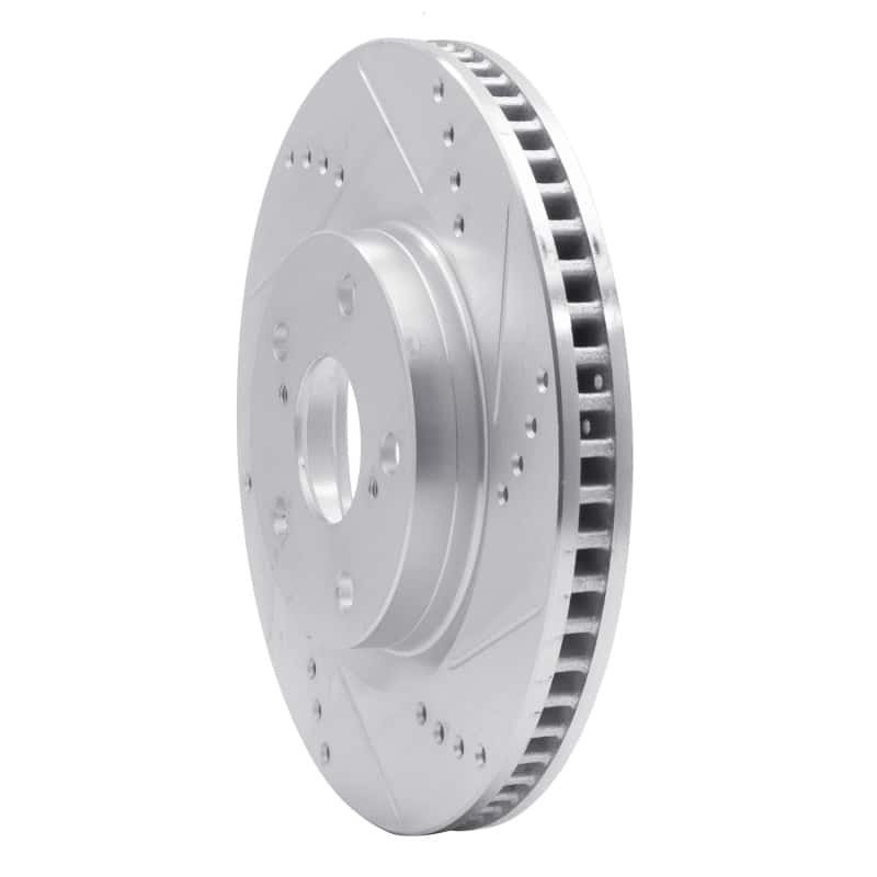 DFC — DFC 06-20 Lexus ES350 Front Right Drilled & Slotted Silver Brake Rotor - view 2
