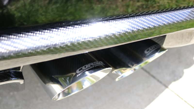 CORSA Performance — Corsa 2016-2019 Cadillac ATS-V 3.6T 4in Polished Sport Axle-Back Exhaust
Exhaust - view 4