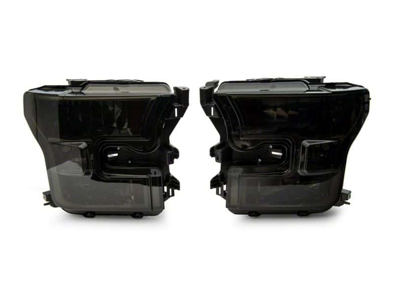 Raxiom — Raxiom 15-17 Ford F-150 Axial OEM Style Rep Headlights- Chrome Housing- Smoked Lens
Headlights - view 2