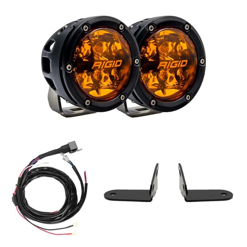 Rigid Industries — Rigid Industries 2017+ Polaris Pro R/Turbo R Revolve Amber PRO Grille Light Kit
RZR AMB GRILL KIT - view 1