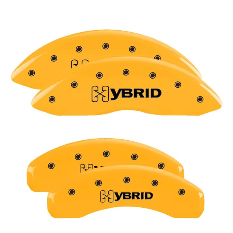 MGP — MGP 4 Caliper Covers Engraved F & R Gm Style/Hybrid Yellow Finish Black Char 2002 GMC Sierra 1500
Caliper Covers - view 1