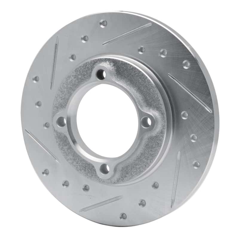 R1 Concepts — R1 88-93 Ford Festiva Front Left Drilled & Slotted Silver Brake Rotor
R1 Brake Rotor Drill - view 2